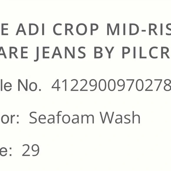 Pilcro Dark Blue Flare Jeans NWT - See Measurements! - Picture 2 of 9